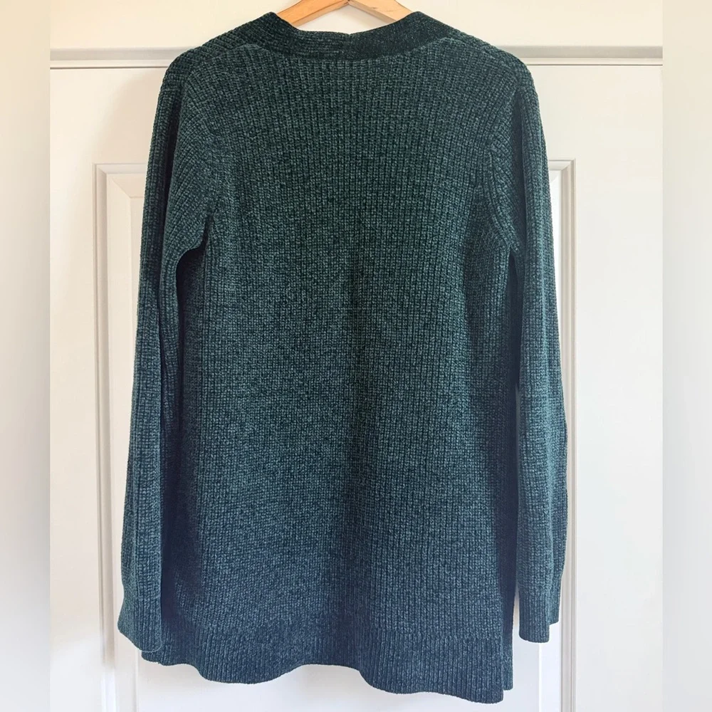 Matty M Green Open Front Cardigan